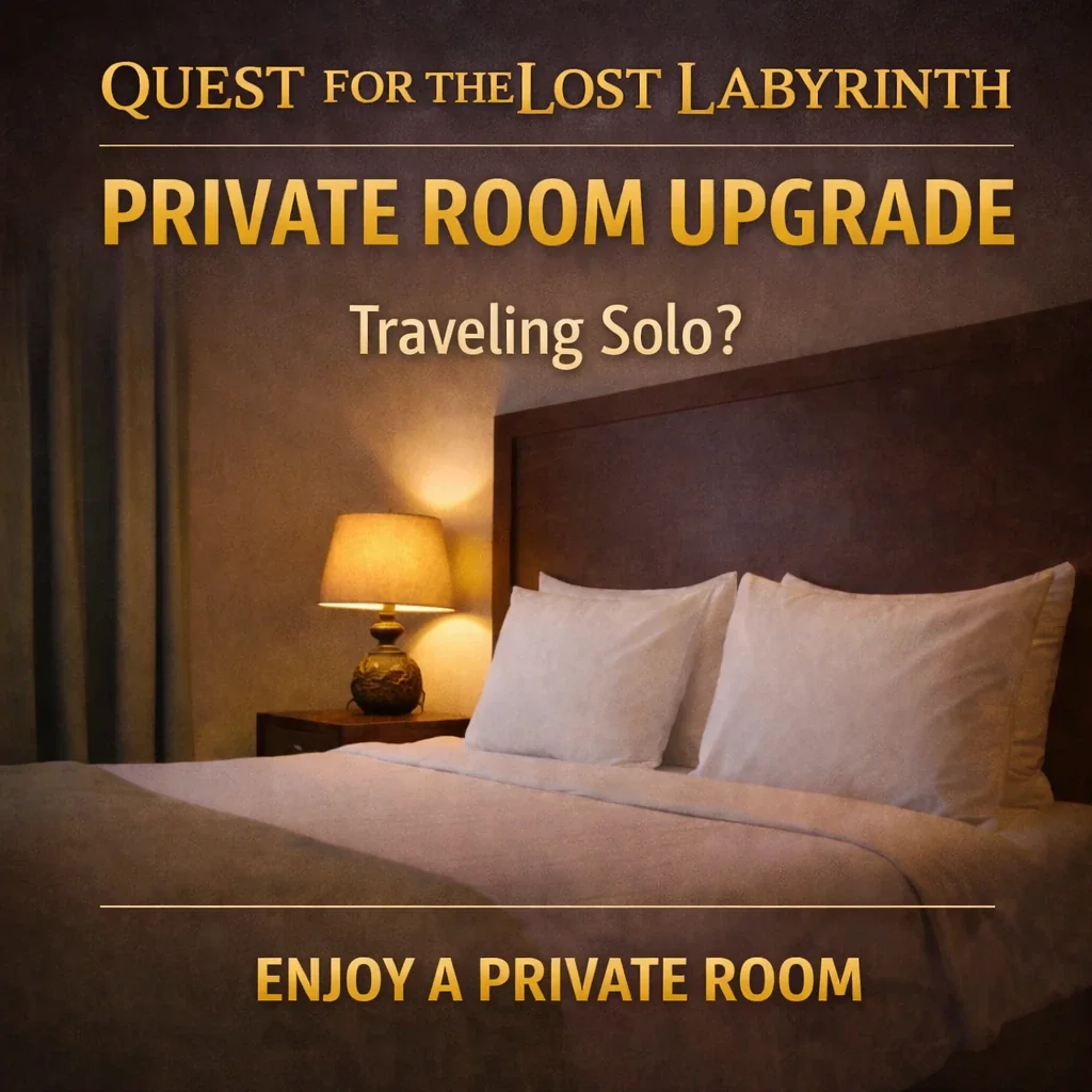 Quest for the Lost Labyrinth – Private Room Upgrade
